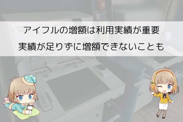 アイフルで増額できない理由