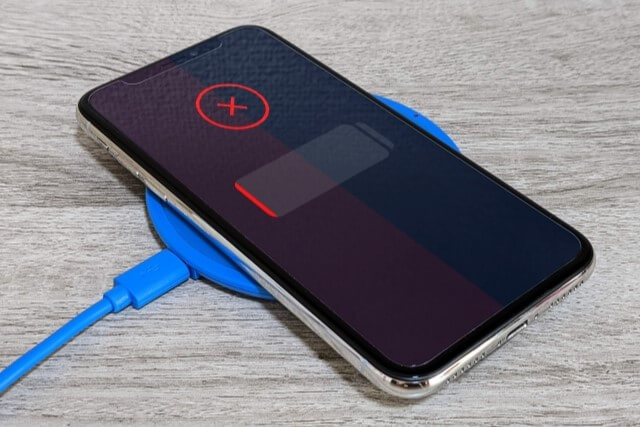 電子マネー使用時におけるスマホのバッテリー切れの場合