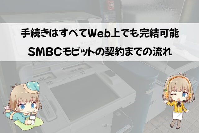 SMBCモビットの申し込みから契約までの手順