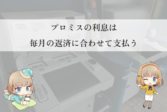 プロミスの利息の支払い方法